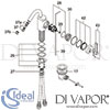 Ideal Standard Silver Bidet Mixer Single Lever Spare Parts